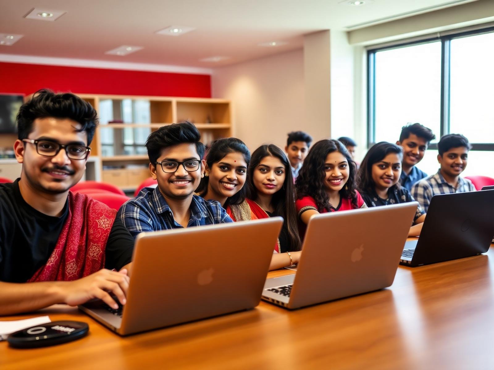 Students learning at Alpha Tech Computer